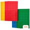 Strictly Briks Building Toy Big Blocks Baseplates - Compatible with Lego Duplo for Toddlers & Kids, 12 Pack Flat Bottom Plate, 7.5 x 3.75 in, Kids Easter Gift, Basic Colors